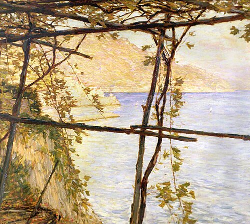 Trellised Vines, , Henry Herbert La Thangue