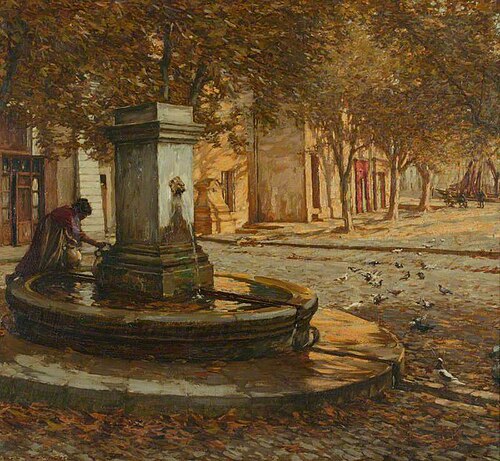 A Provençal Fountain, , Henry Herbert La Thangue
