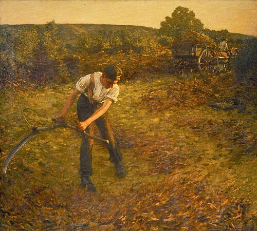 Mowing Bracken, , Henry Herbert La Thangue