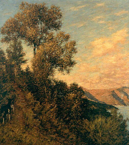 A Ligurian Gulf, 1917, Henry Herbert La Thangue