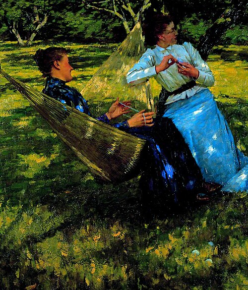 In the Orchard, 1893, Henry Herbert La Thangue