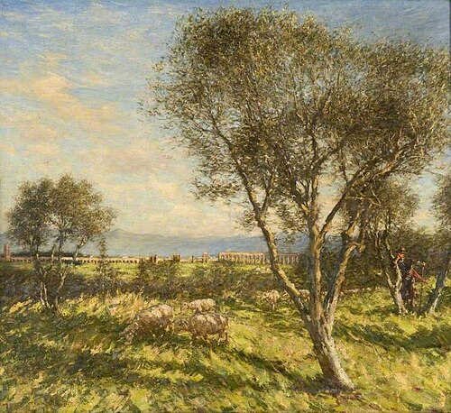 Roman Campagna, , Henry Herbert La Thangue