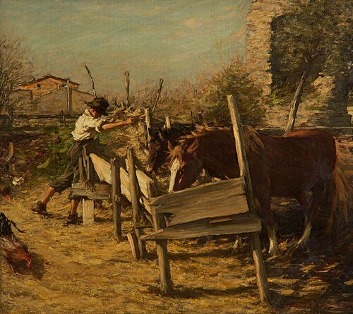 The Appian Way, 1920, Henry Herbert La Thangue