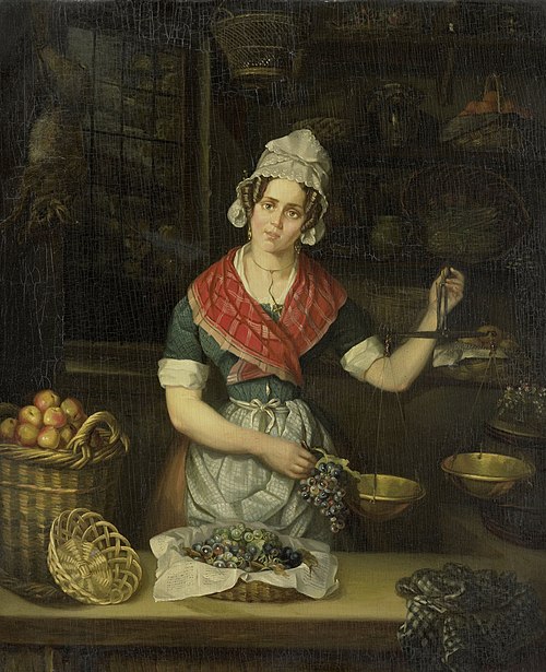 Fruit Seller, 1837, Henrietta Christina Temminck