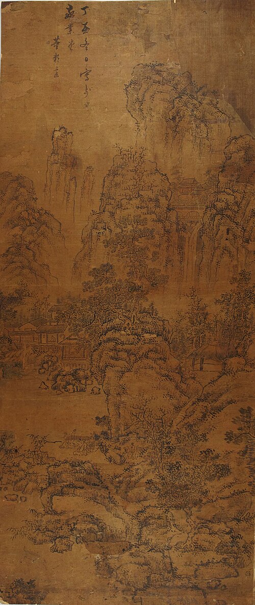 Landscape: Temples and Waterfall, , Bangda Dong
