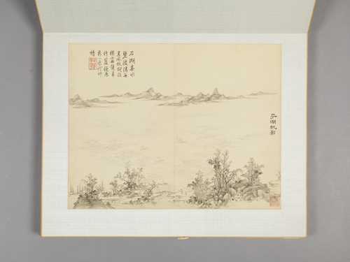 董邦达山水册, , Bangda Dong