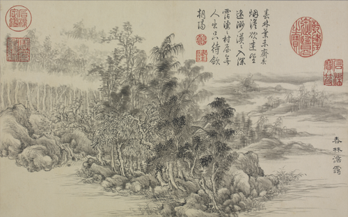 董邦达山水册, , Bangda Dong