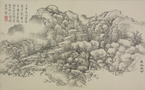 董邦达山水册, , Bangda Dong