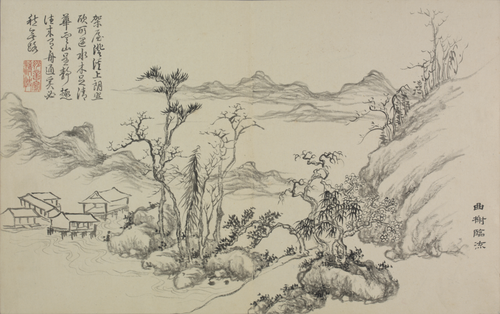 董邦达山水册, , Bangda Dong