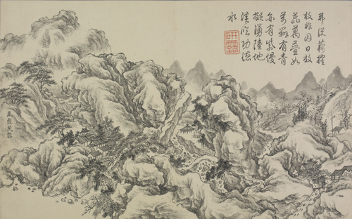 董邦达山水册, , Bangda Dong