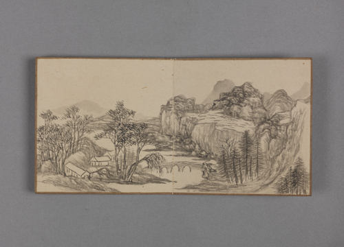 董邦达山水册, , Bangda Dong
