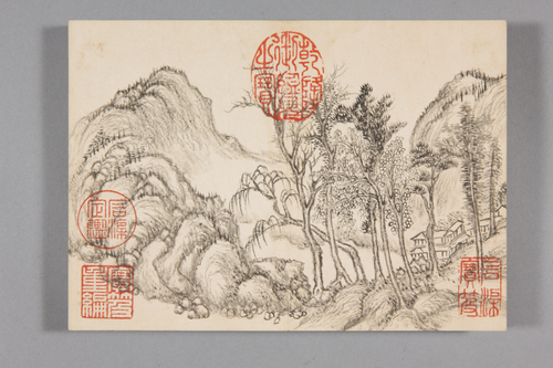 董邦达山水册, , Bangda Dong