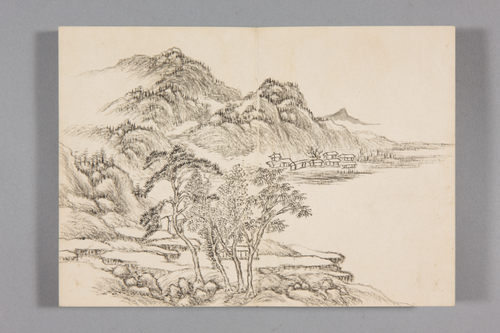 董邦达山水册, , Bangda Dong