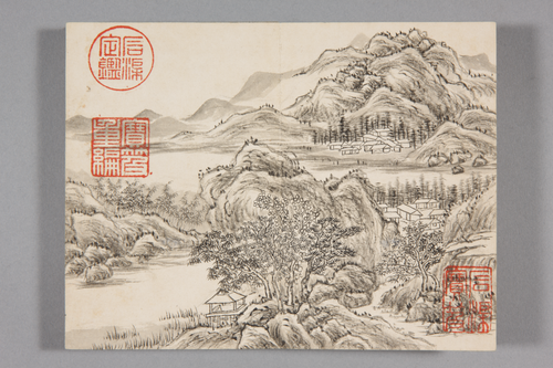 董邦达山水册, , Dong Bangda