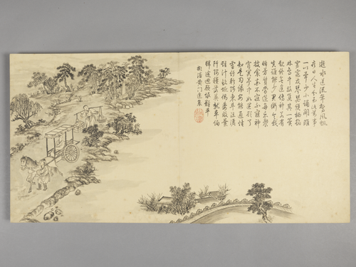 董邦达画弘历拟古诗意图册, , Dong Bangda