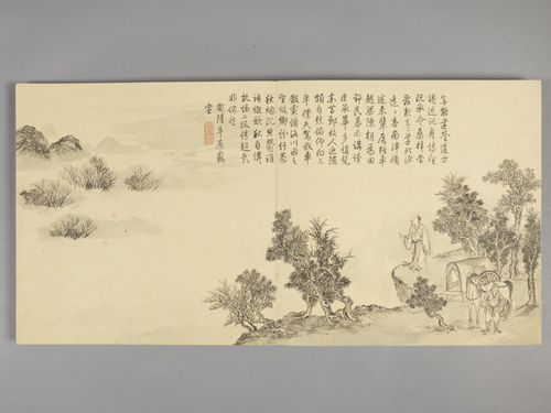董邦达画弘历拟古诗意图册, , Dong Bangda