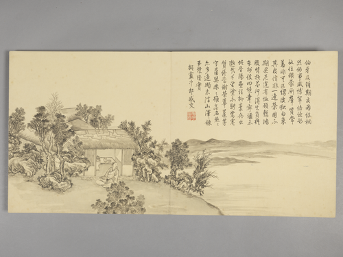 董邦达画弘历拟古诗意图册, , Dong Bangda