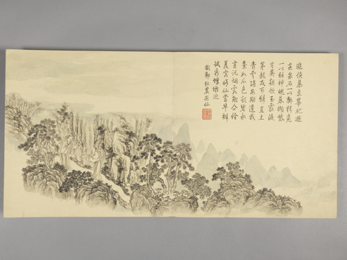 董邦达画弘历拟古诗意图册, , Dong Bangda