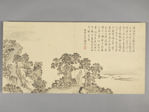 董邦达画弘历拟古诗意图册, , Dong Bangda