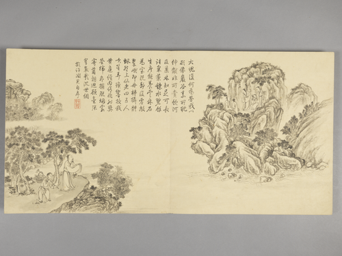 董邦达画弘历拟古诗意图册, , Dong Bangda
