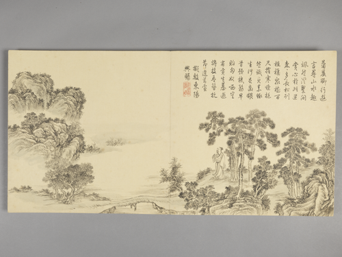 董邦达画弘历拟古诗意图册, , Dong Bangda