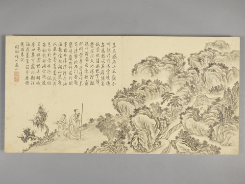 董邦达画弘历拟古诗意图册, , Dong Bangda