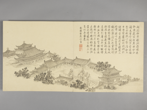 董邦达画弘历拟古诗意图册, , Dong Bangda