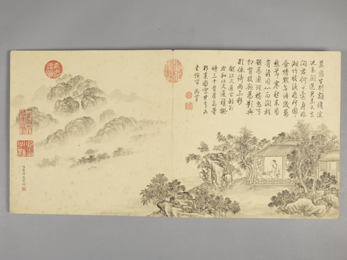 董邦达画弘历拟古诗意图册, , Dong Bangda