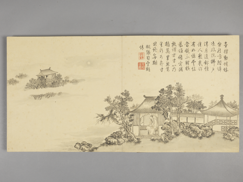 董邦达画弘历拟古诗意图册, , Dong Bangda