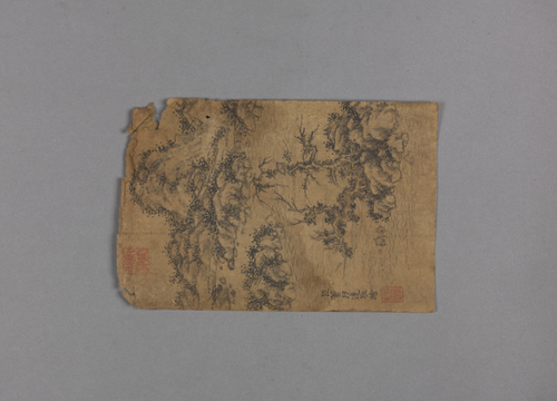 董邦达等五家山水册-董邦达山水页, , Dong Bangda