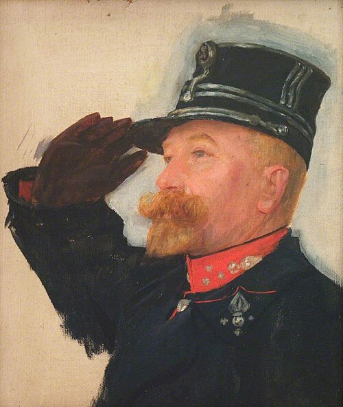 Colonel du Roy de Bliquet, Ordnance Officer to King Albert, 1915, Herbert Arnould Olivier