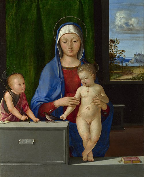 Vierge à l'enfant avec Saint Jean-Baptiste, 1500, Antonio Solario