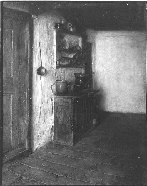 Diele in einem Bauernhaus, 1893, Toby Edward Rosenthal