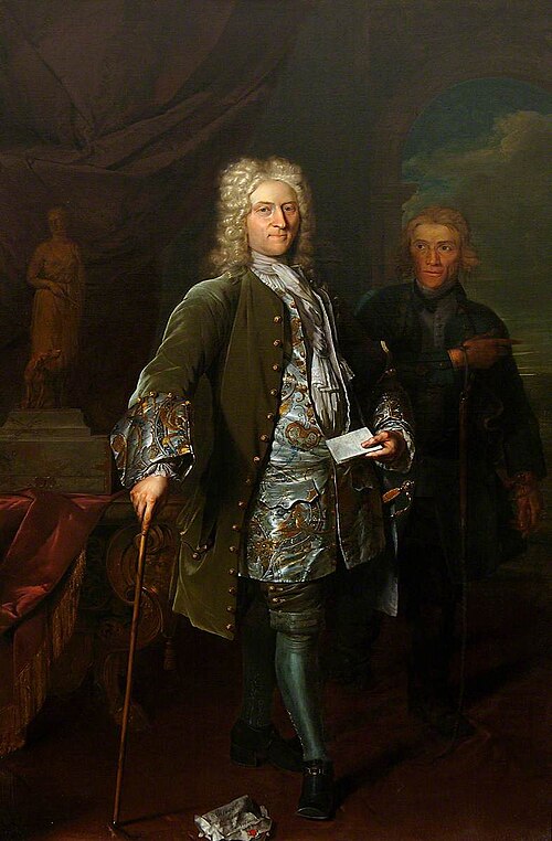 William Leathes, Ambassador Brussels, 1710, Herman van der Myn