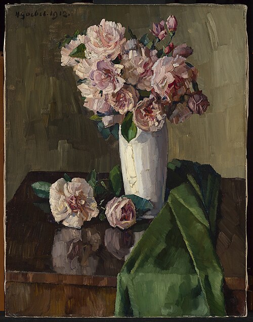 Rosenstilleben, 1912, Hermann Goebel