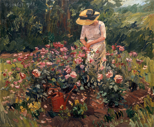 Jardin de roses, 1912, Hermann Goebel