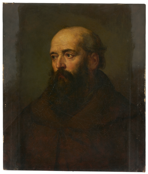 Brustbild eines Kapuzinermönches, 1877, Hermann Götz