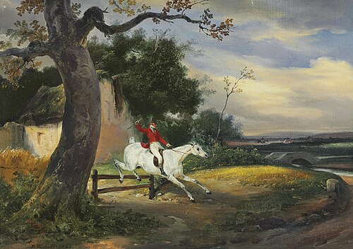 Over the Fence, 1900, Horace Vernet