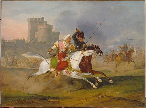 Turc et cosaque, 1809, Horace Vernet
