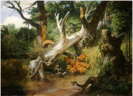 Hunting in the Pontine Marshes, 1833, Horace Vernet