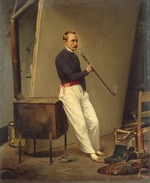 Autoportrait, 1835, Horace Vernet