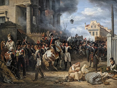 La barrière de Clichy. Défense de Paris, le 30 mars 1814, 1820, Horace Vernet