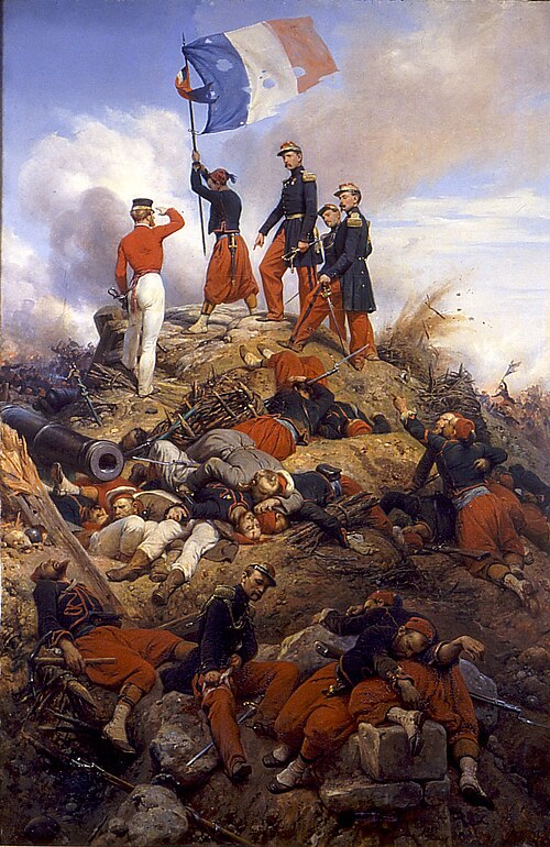La Prise de la tour Malakoff, 1858, Horace Vernet