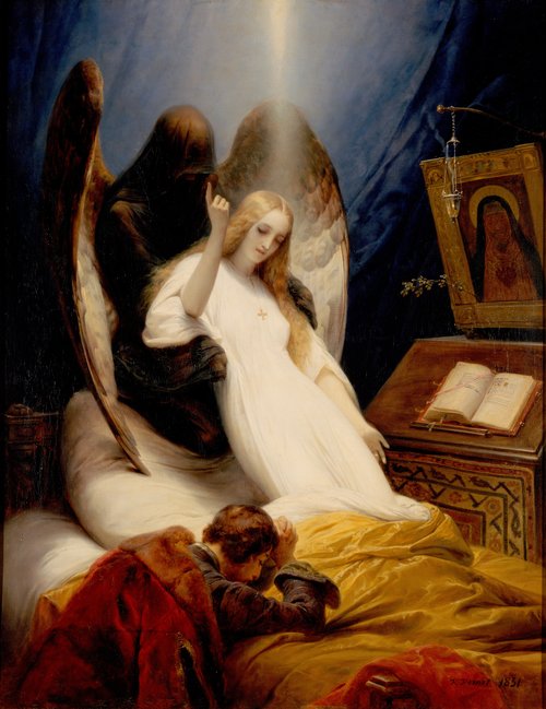 L’ange de la mort, 1851, Horace Vernet