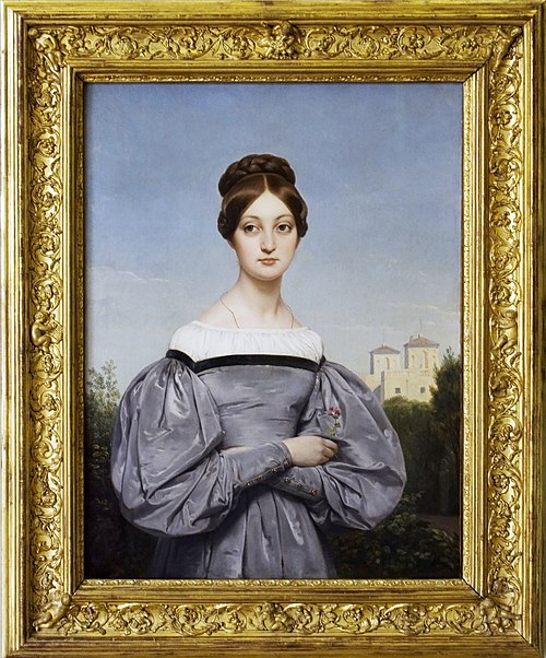Portrait de Louise Vernet, fille de l'artiste, 1828, Horace Vernet