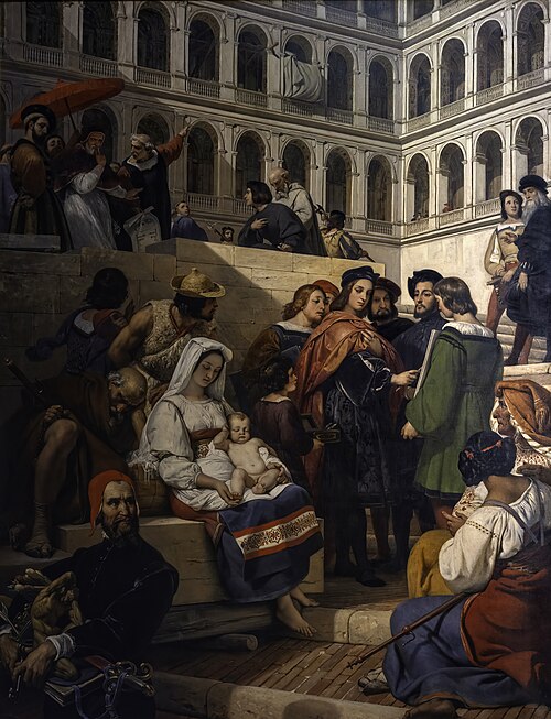 Raphaël au Vatican, 1832, Horace Vernet