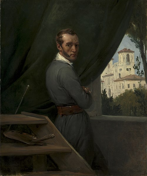 Autoportrait à Rome, 1832, Horace Vernet
