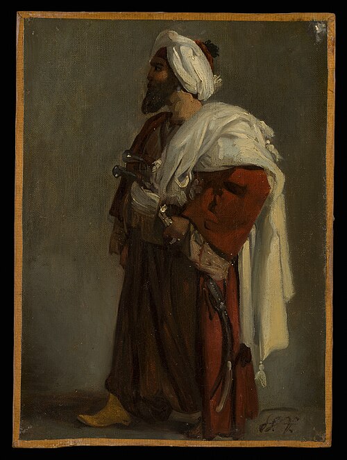 Arab Warrior, 1817, Horace Vernet