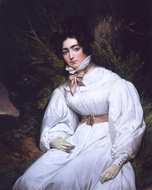 Portrait of a Young Woman, 1831, Horace Vernet