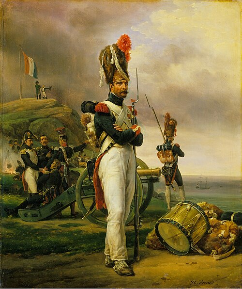 A Grenadier of the Guard at Elba, 1819, Horace Vernet